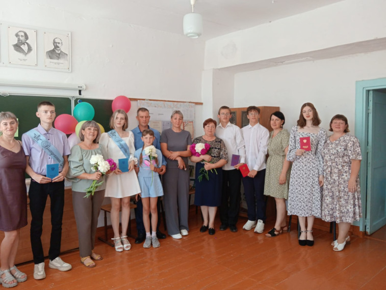 Вручение аттестатов.